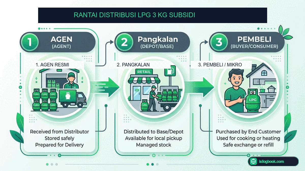 Beda Agen, Pangkalan, dan Pengecer LPG 3 Kg (Jangan Sampai Keliru)